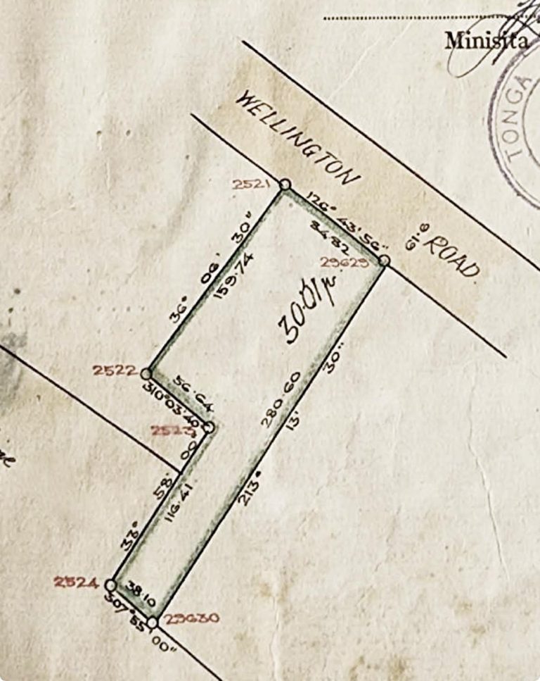 Tongan map